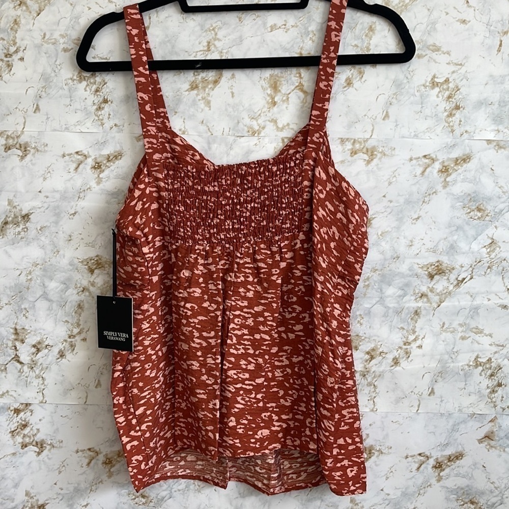Simply Vera Vera Wang V-Neck Top l SIZE M - Picture 3 of 8